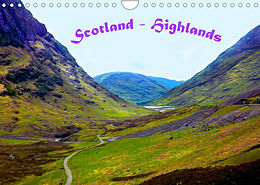 Kalender Scotland - Highlands (Wandkalender 2023 DIN A4 quer) von Gabriela Wernicke-Marfo