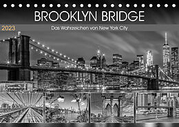 Kalender BROOKLYN BRIDGE Das Wahrzeichen von New York City (Tischkalender 2023 DIN A5 quer) von Melanie Viola