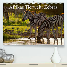 Kalender Afrikas Tierwelt: Zebras (Premium, hochwertiger DIN A2 Wandkalender 2023, Kunstdruck in Hochglanz) von Michael Voß