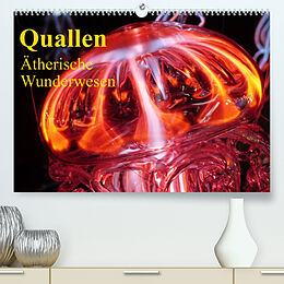 Kalender Quallen  Ätherische Wunderwesen (Premium, hochwertiger DIN A2 Wandkalender 2023, Kunstdruck in Hochglanz) von Elisabeth Stanzer