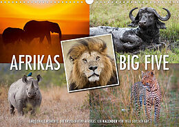 Kalender Emotionale Momente: Afrikas Big Five / CH-Version (Wandkalender 2023 DIN A3 quer) von Ingo Gerlach GDT