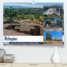 Kalender Äthiopien - Auf dem Dach Afrikas (Premium, hochwertiger DIN A2 Wandkalender 2023, Kunstdruck in Hochglanz) von Birgit Seifert