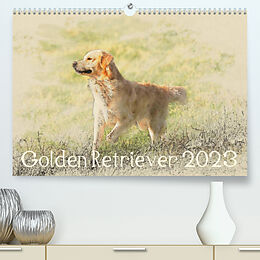 Kalender Golden Retriever 2023 (Premium, hochwertiger DIN A2 Wandkalender 2023, Kunstdruck in Hochglanz) von Andrea Redecker