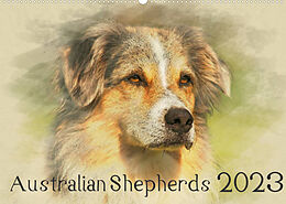 Kalender Australian Shepherds 2023 (Wandkalender 2023 DIN A2 quer) von Andrea Redecker