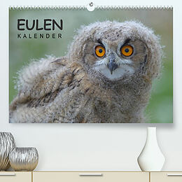 Kalender Eulen-Kalender (Premium, hochwertiger DIN A2 Wandkalender 2023, Kunstdruck in Hochglanz) von Gerald Wolf