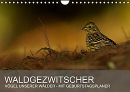 Kalender Waldgezwitscher - Vögel unserer Wälder (Wandkalender 2023 DIN A4 quer) von Alexander Krebs
