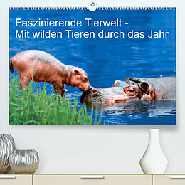 Kalender Faszinierende Tierwelt - Mit wilden Tieren durch das Jahr (Premium, hochwertiger DIN A2 Wandkalender 2023, Kunstdruck in Hochglanz) von Petra Wegner
