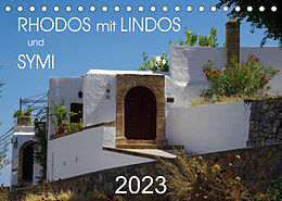 Kalender Rhodos mit Lindos und Symi (Tischkalender 2023 DIN A5 quer) von Thilo Seidel