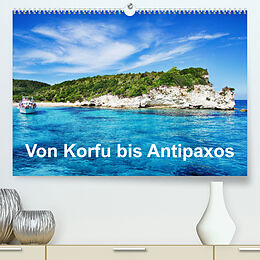 Kalender Von Korfu bis Antipaxos (Premium, hochwertiger DIN A2 Wandkalender 2023, Kunstdruck in Hochglanz) von Simone Hug