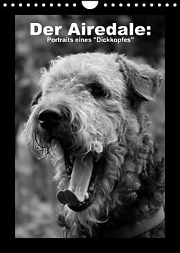 Kalender Der Airedale: Portraits eines "Dickkopfes" (Wandkalender 2023 DIN A4 hoch) von Gaby Rottmann