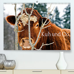 Kalender Kuh und Co. (Premium, hochwertiger DIN A2 Wandkalender 2023, Kunstdruck in Hochglanz) von E. Ehmke
