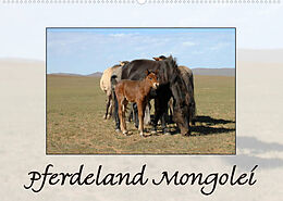 Kalender Pferdeland Mongolei (Wandkalender 2023 DIN A2 quer) von AJ Beuck