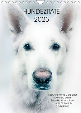 Kalender Hundezitate 2023 (Wandkalender 2023 DIN A4 hoch) von dogmoves