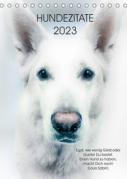 Kalender Hundezitate 2023 (Tischkalender 2023 DIN A5 hoch) von dogmoves