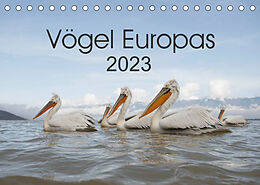 Kalender Vögel Europas 2023 (Tischkalender 2023 DIN A5 quer) von Hans Schröder