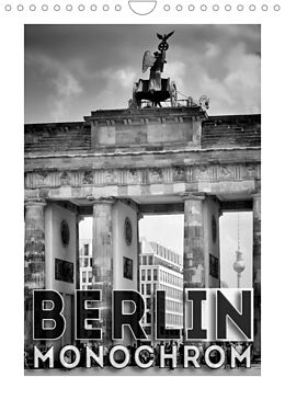 Kalender BERLIN in Monochrom (Wandkalender 2023 DIN A4 hoch) von Melanie Viola