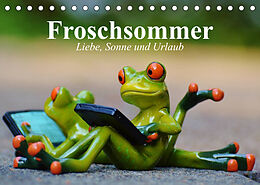 Kalender Froschsommer. Liebe, Sonne und Urlaub (Tischkalender 2023 DIN A5 quer) von Elisabeth Stanzer