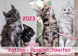 Kalender Katzen Persönlichkeiten 2023 (Wandkalender 2023 DIN A3 quer) von Patrick Rüberg