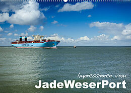 Kalender Impressionen vom JadeWeserPort (Wandkalender 2023 DIN A2 quer) von www.geniusstrand.de