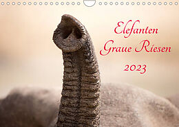 Kalender Elefanten - Graue Riesen (Wandkalender 2023 DIN A4 quer) von ©Kirsten und Holger Karius