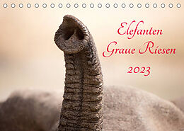 Kalender Elefanten - Graue Riesen (Tischkalender 2023 DIN A5 quer) von ©Kirsten und Holger Karius