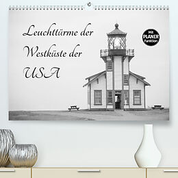 Kalender Leuchttürme der Westküste der USA (Premium, hochwertiger DIN A2 Wandkalender 2023, Kunstdruck in Hochglanz) von Ralf Kaiser