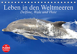 Kalender Leben in den Weltmeeren. Delfine, Wale und Haie (Tischkalender 2023 DIN A5 quer) von Elisabeth Stanzer