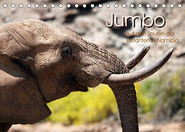 Kalender Jumbo Auf den Spuren der Elefanten in Namibia (Tischkalender 2023 DIN A5 quer) von Walter Imhof