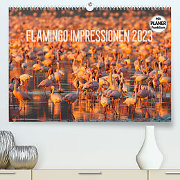 Kalender Flamingo Impressionen 2023 (Premium, hochwertiger DIN A2 Wandkalender 2023, Kunstdruck in Hochglanz) von Ingo Gerlach