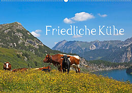 Kalender Friedliche Kühe (Wandkalender 2023 DIN A2 quer) von Christa Kramer
