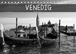 Kalender Venedig schwarz-weiß (Tischkalender 2023 DIN A5 quer) von Dirk Meutzner