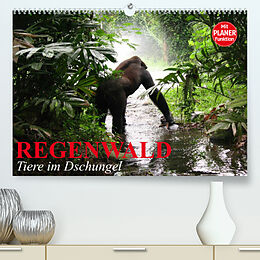 Kalender Regenwald. Tiere im Dschungel (Premium, hochwertiger DIN A2 Wandkalender 2023, Kunstdruck in Hochglanz) von Elisabeth Stanzer