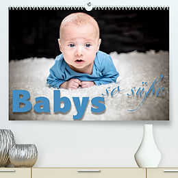 Kalender Babys - so süße (Premium, hochwertiger DIN A2 Wandkalender 2023, Kunstdruck in Hochglanz) von Monika Schöb