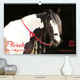 Kalender Pferde - eine Herzenssache (Premium, hochwertiger DIN A2 Wandkalender 2023, Kunstdruck in Hochglanz) von Karolin Heepmann