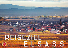 Kalender Reiseziel Elsass (Wandkalender 2023 DIN A2 quer) von Martina Cross