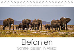 Kalender Elefanten - Sanfte Riesen in Afrika (Tischkalender 2023 DIN A5 quer) von Rainer Tewes