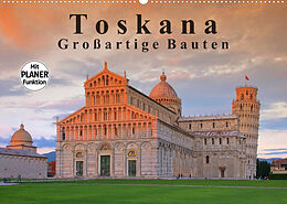 Kalender Toskana - Großarige Bauten (Wandkalender 2023 DIN A2 quer) von LianeM