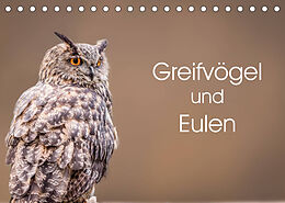 Kalender Greifvögel und Eulen (Tischkalender 2023 DIN A5 quer) von Markus van Hauten
