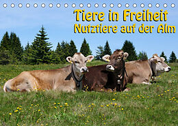 Kalender Tiere in Freiheit - Nutztiere auf der Alm (Tischkalender 2023 DIN A5 quer) von Georg Niederkofler