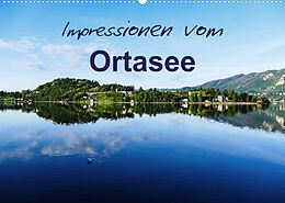 Kalender Impressionen vom Ortasee (Wandkalender 2023 DIN A2 quer) von Gabi Hampe