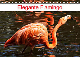 Kalender Elegante Flamingo (Tischkalender 2023 DIN A5 quer) von Kattobello