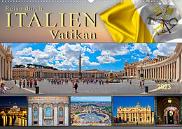 Kalender Reise durch Italien Vatikan (Wandkalender 2023 DIN A2 quer) von Peter Roder