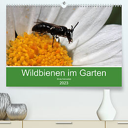 Kalender Wildbienen im Garten (Premium, hochwertiger DIN A2 Wandkalender 2023, Kunstdruck in Hochglanz) von Silvia Hahnefeld