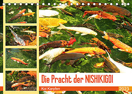 Kalender Die Pracht der NISHIKIGOI - Koi Karpfen (Tischkalender 2023 DIN A5 quer) von Katrin Lantzsch