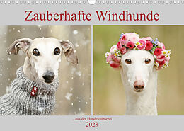 Kalender Zauberhafte Windhunde (Wandkalender 2023 DIN A3 quer) von Kathrin Köntopp