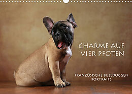 Kalender Charme auf vier Pfoten - Französische Bulldoggen Portraits (Wandkalender 2023 DIN A3 quer) von Jana Behr