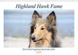 Kalender Highland Hawk Fame - Ein Collie begleitet durch das Jahr (Wandkalender 2023 DIN A3 quer) von Andreas und Marina Zimmermann Fotografie GbR