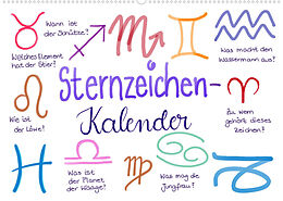 Kalender Sternzeichen-Kalender (Wandkalender 2023 DIN A2 quer) von Martje Kleinhans - Kritzelfee