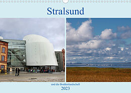 Kalender Stralsund und die Boddenlandschaft (Wandkalender 2023 DIN A3 quer) von Brigitte Dürr