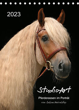Kalender StudioArt Pferderassen im Porträt (Tischkalender 2023 DIN A5 hoch) von Sabine Heüveldop